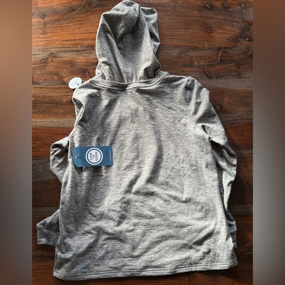 Life Is Good Gray Hoodie with Peace Love & wine - Picture 2 of 6